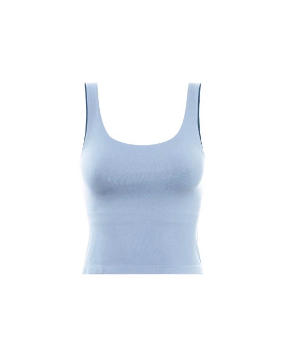 Baby Blue Scoopneck Basic Top
