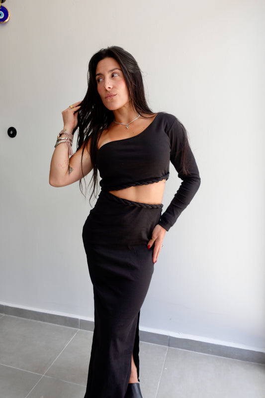 ONESIZE! Ribbed One Shoulder Dress