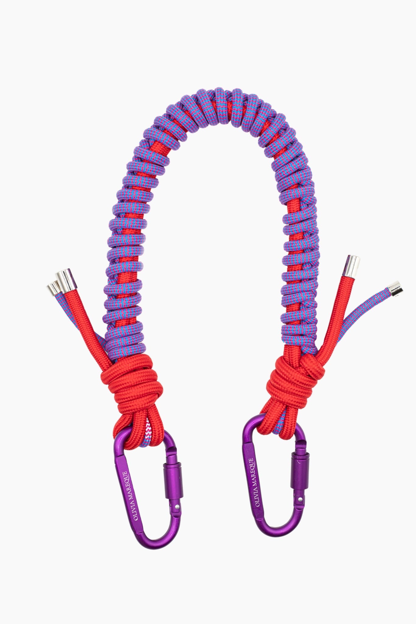 Cadena Nylon-Lila/Rojo