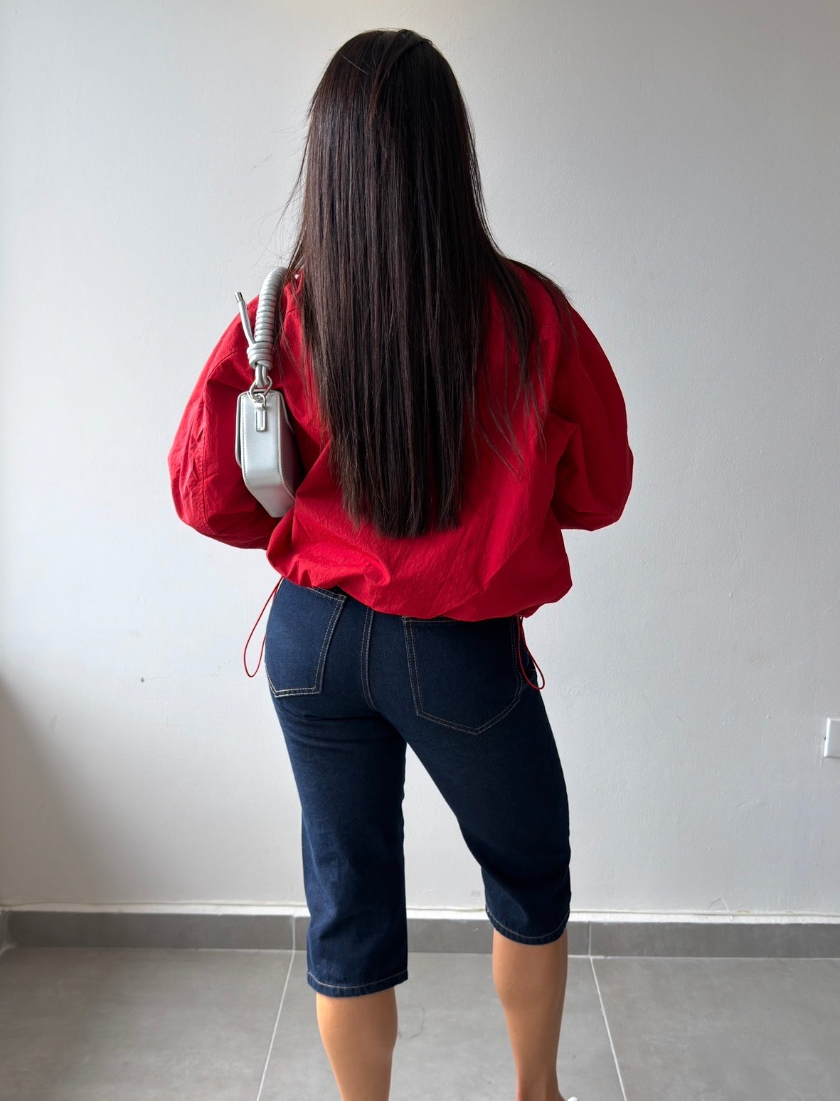 Red Windbreaker Jacket