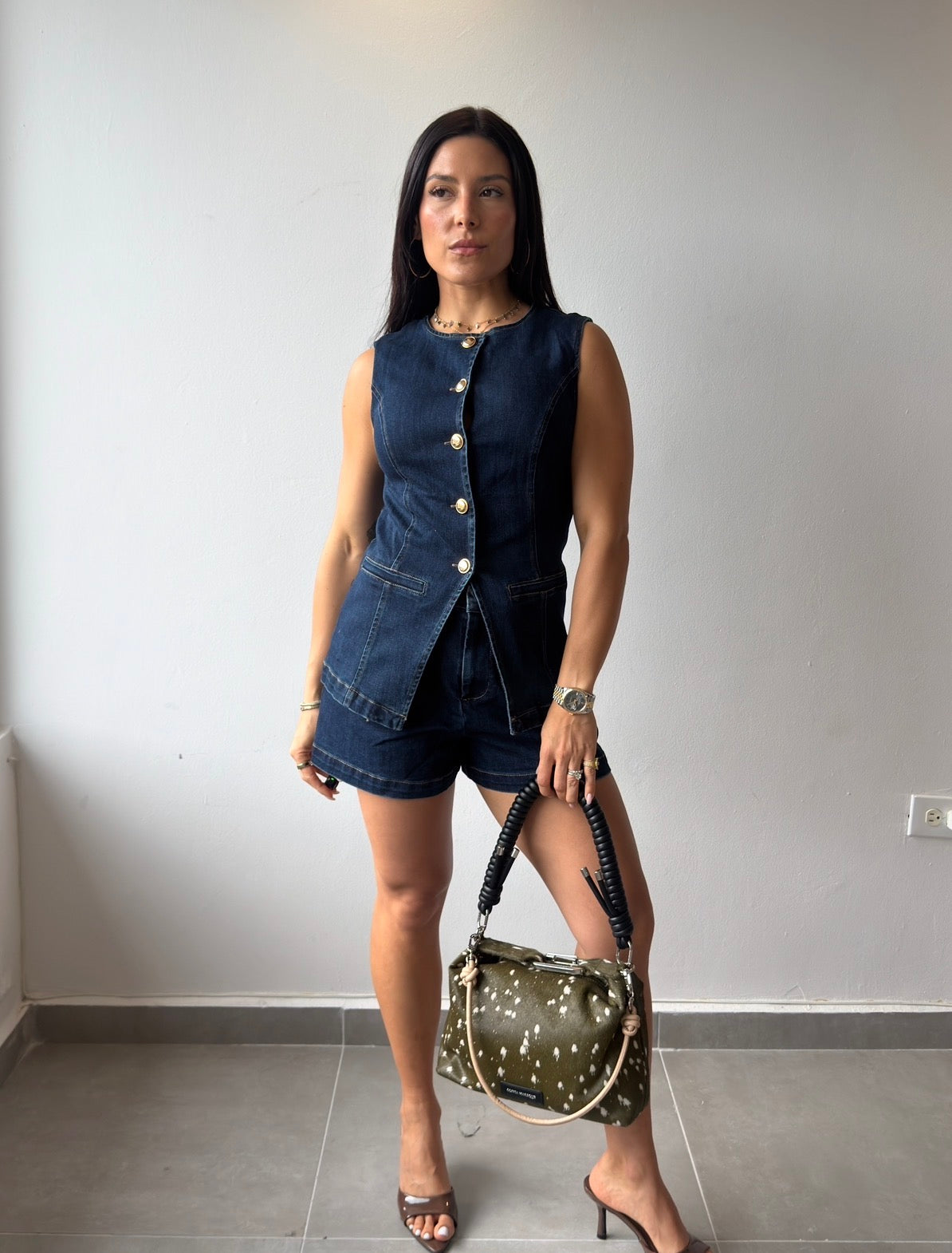 Dark Denim Vest