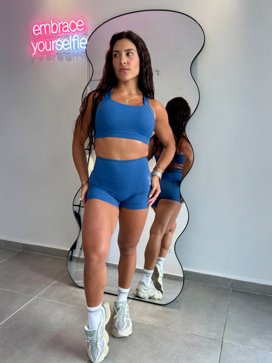 Royal Blue Short Set