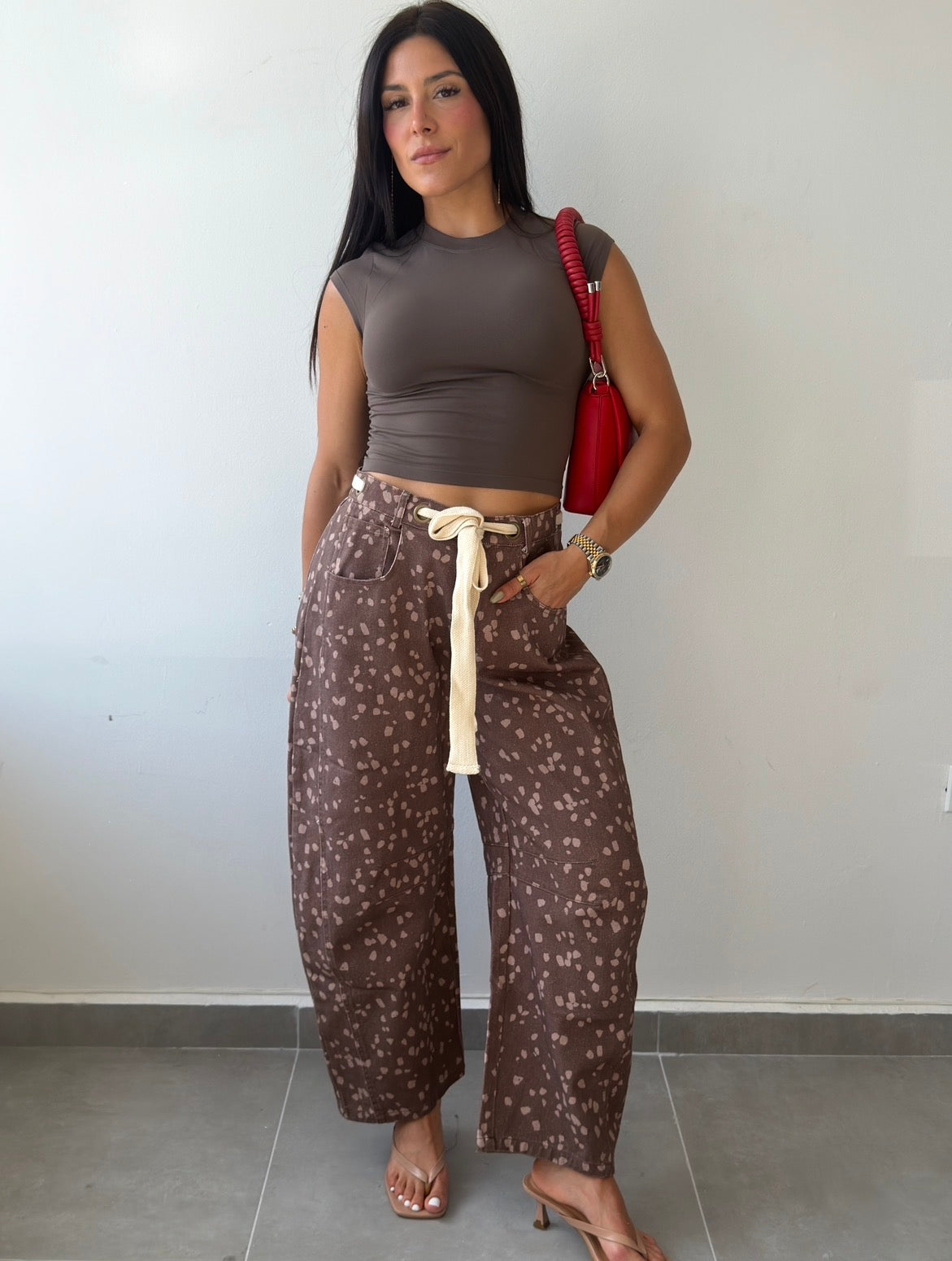Waist Tie Bambi Barrel Pants