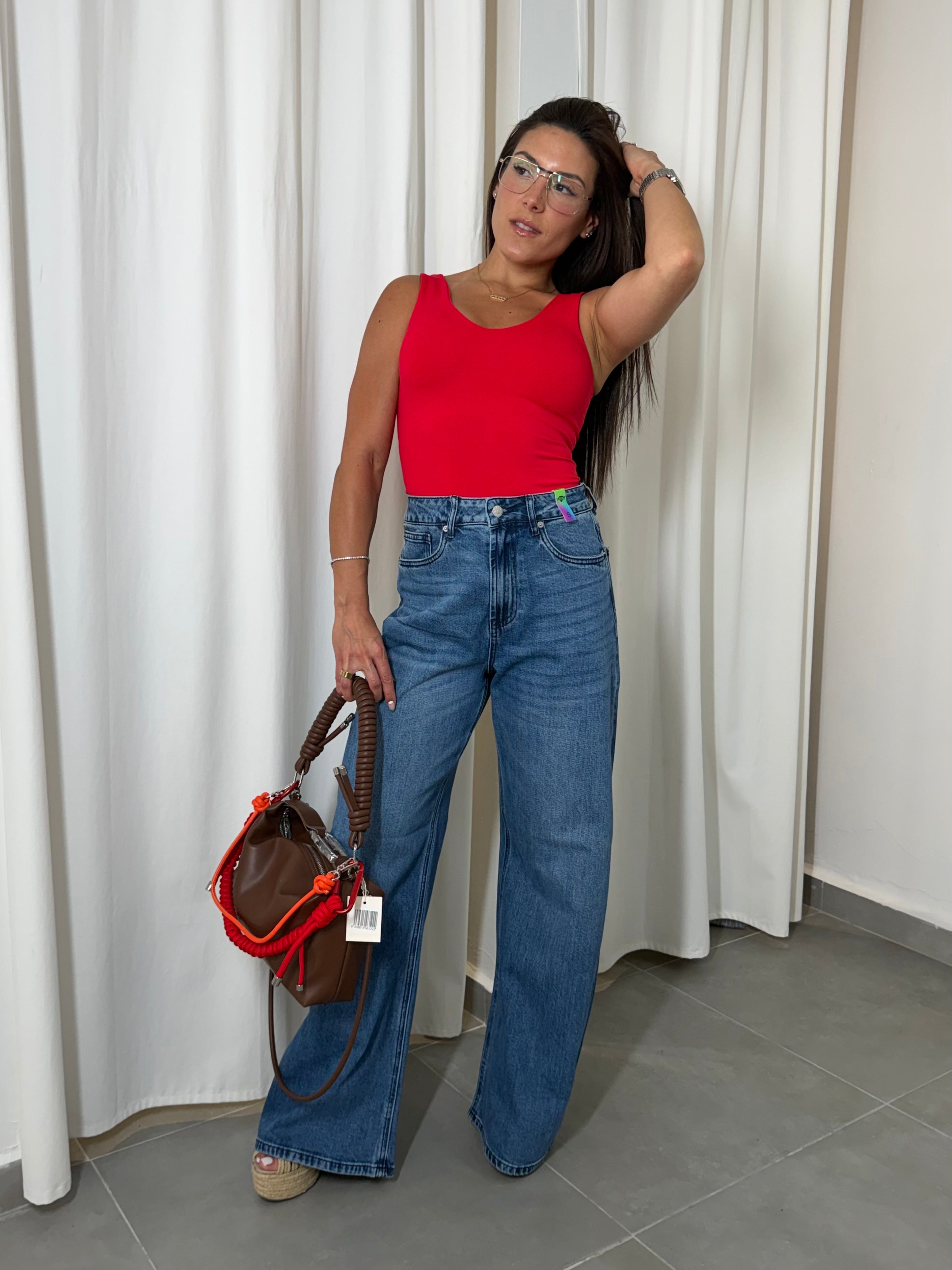 High Waist Wide Leg Jeans