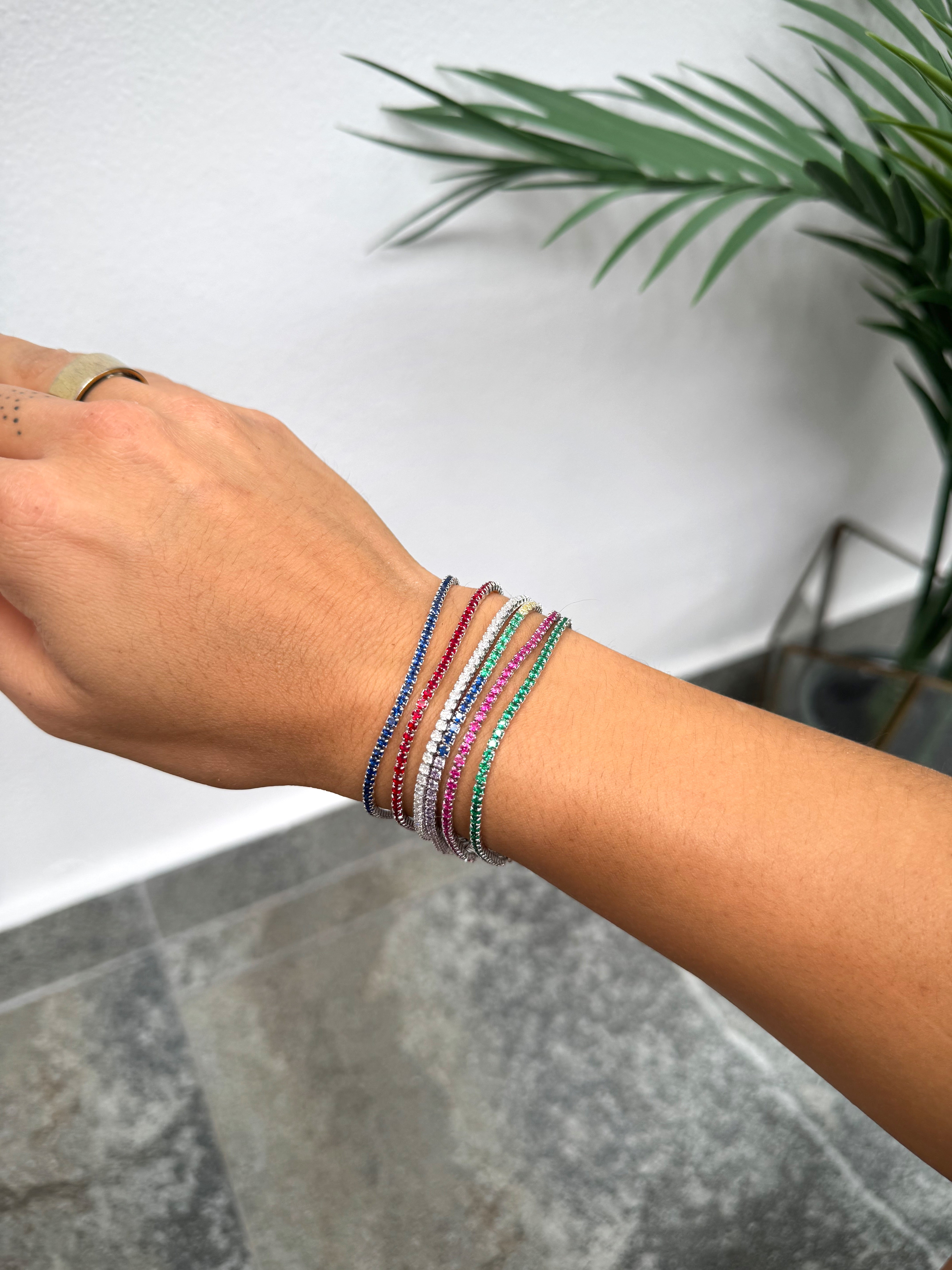 7in Multicolor Tennis Bracelet