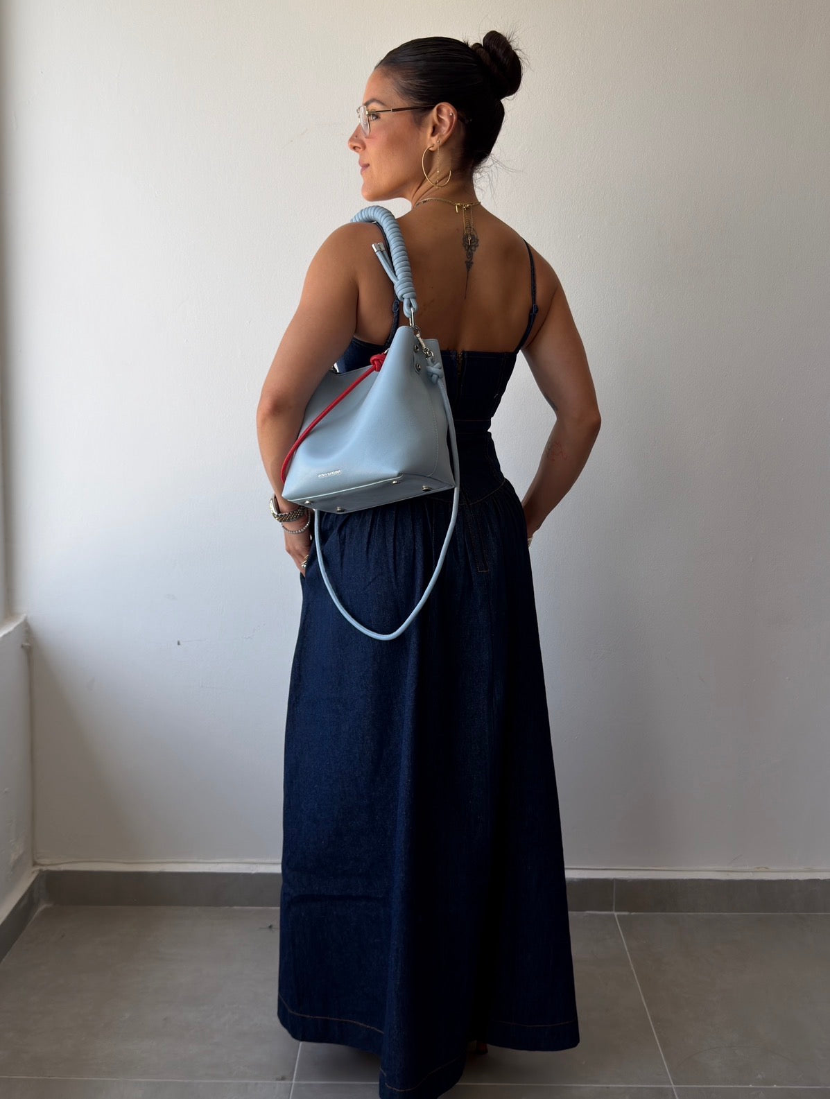 Dark Denim Maxi Dress