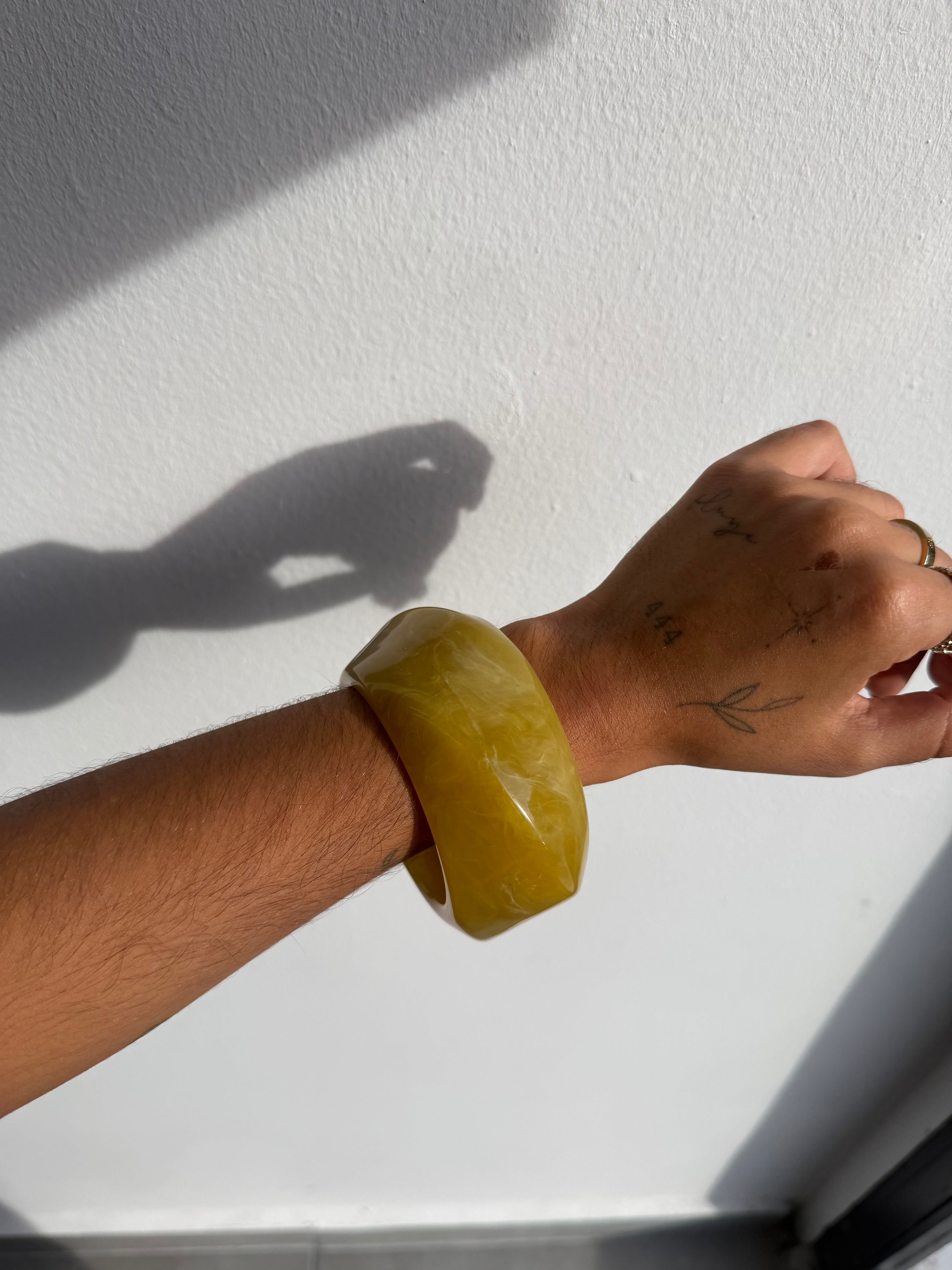 Olive Large Bangle