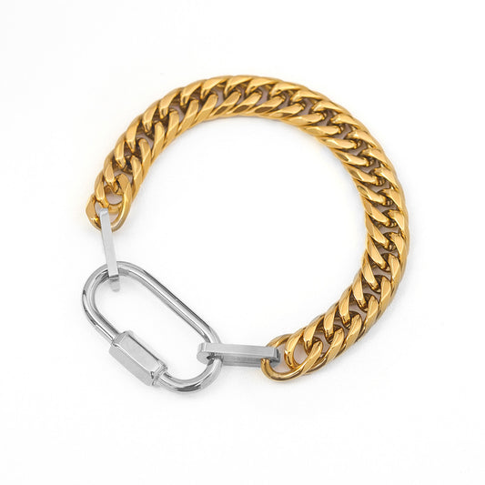 Bold Buckle Bracelet