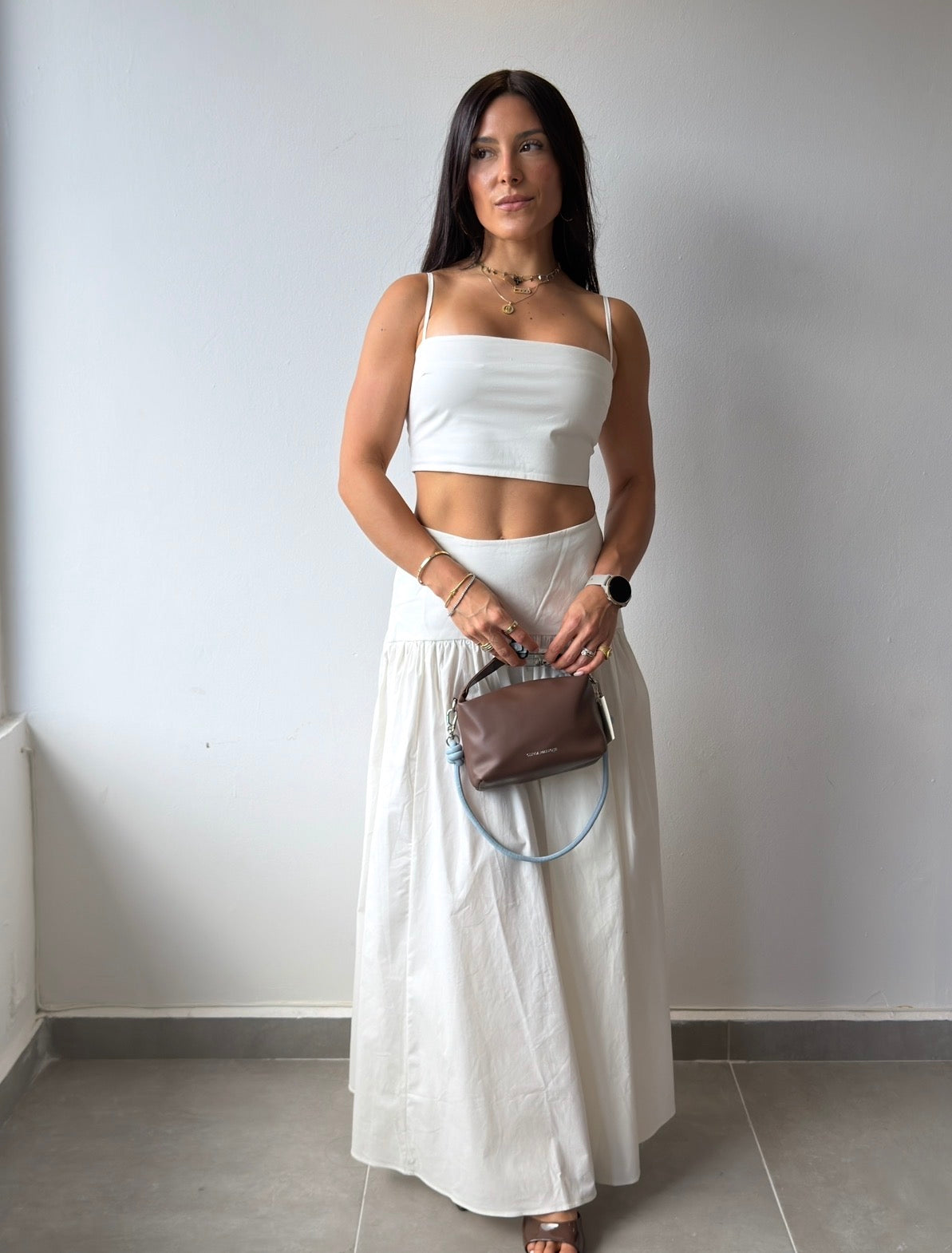 White Skirt Set