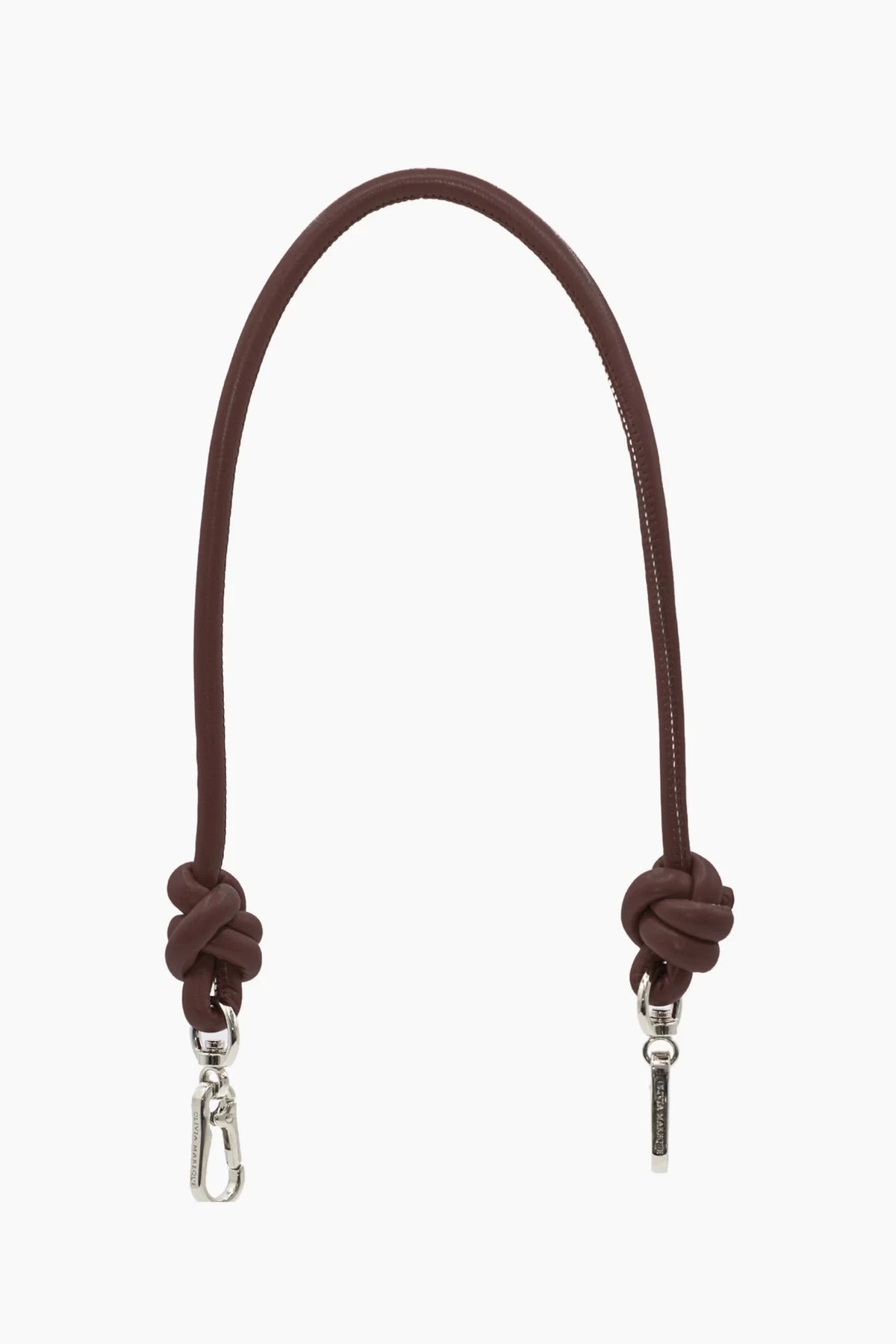 Cadena Piel Nudo 'Crossbody'-Marrón Chocolate