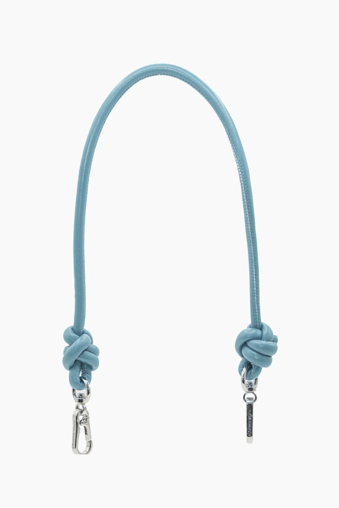 Cadena Piel Nudo 'Hombro'-Azul Claro