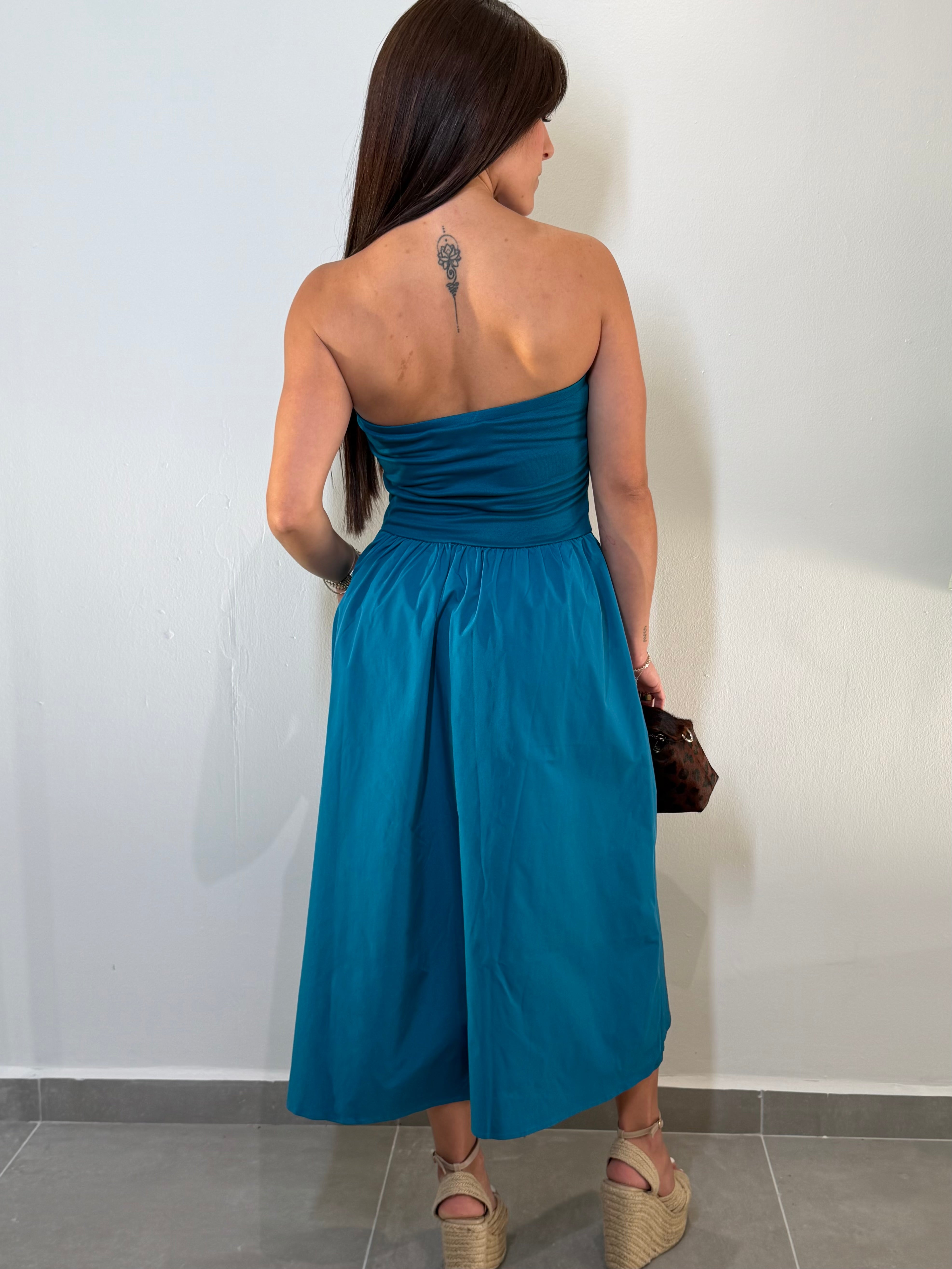 Teal Midi Dress