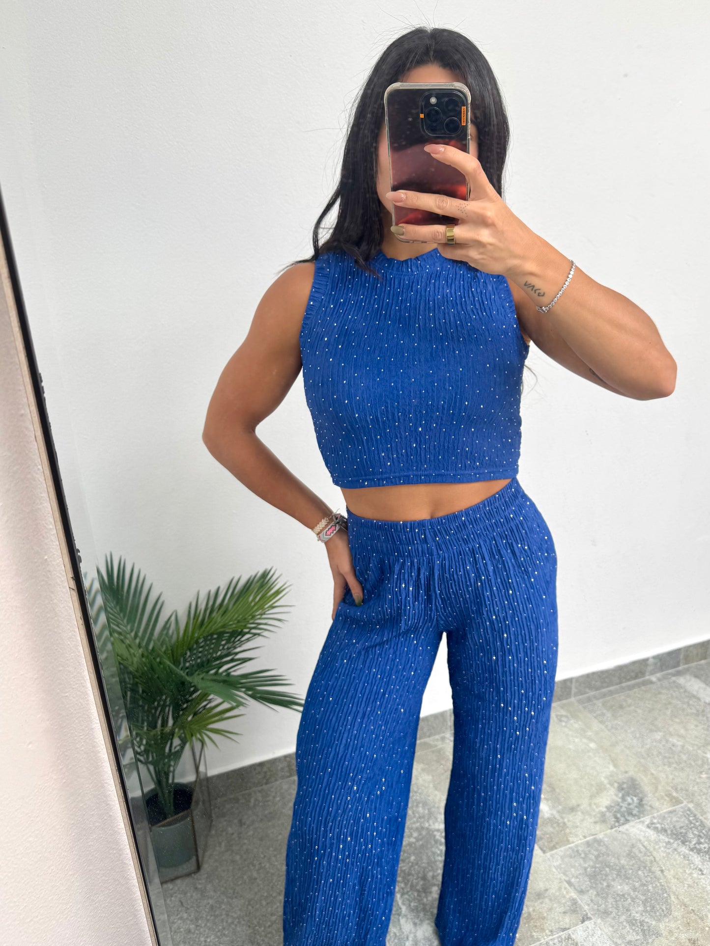 Beaded Everyday Set-Royal Blue