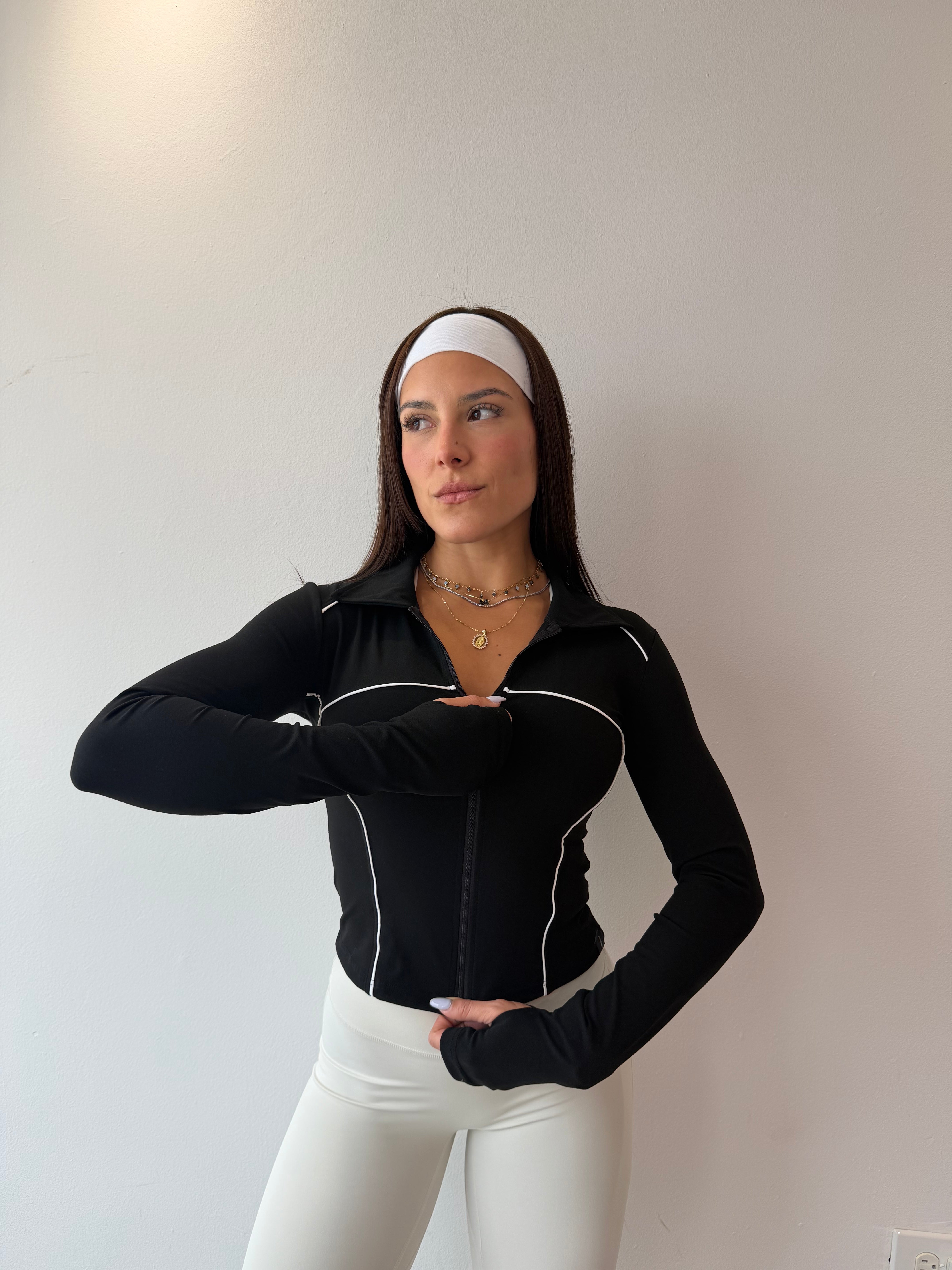 Black Contrast Jacket