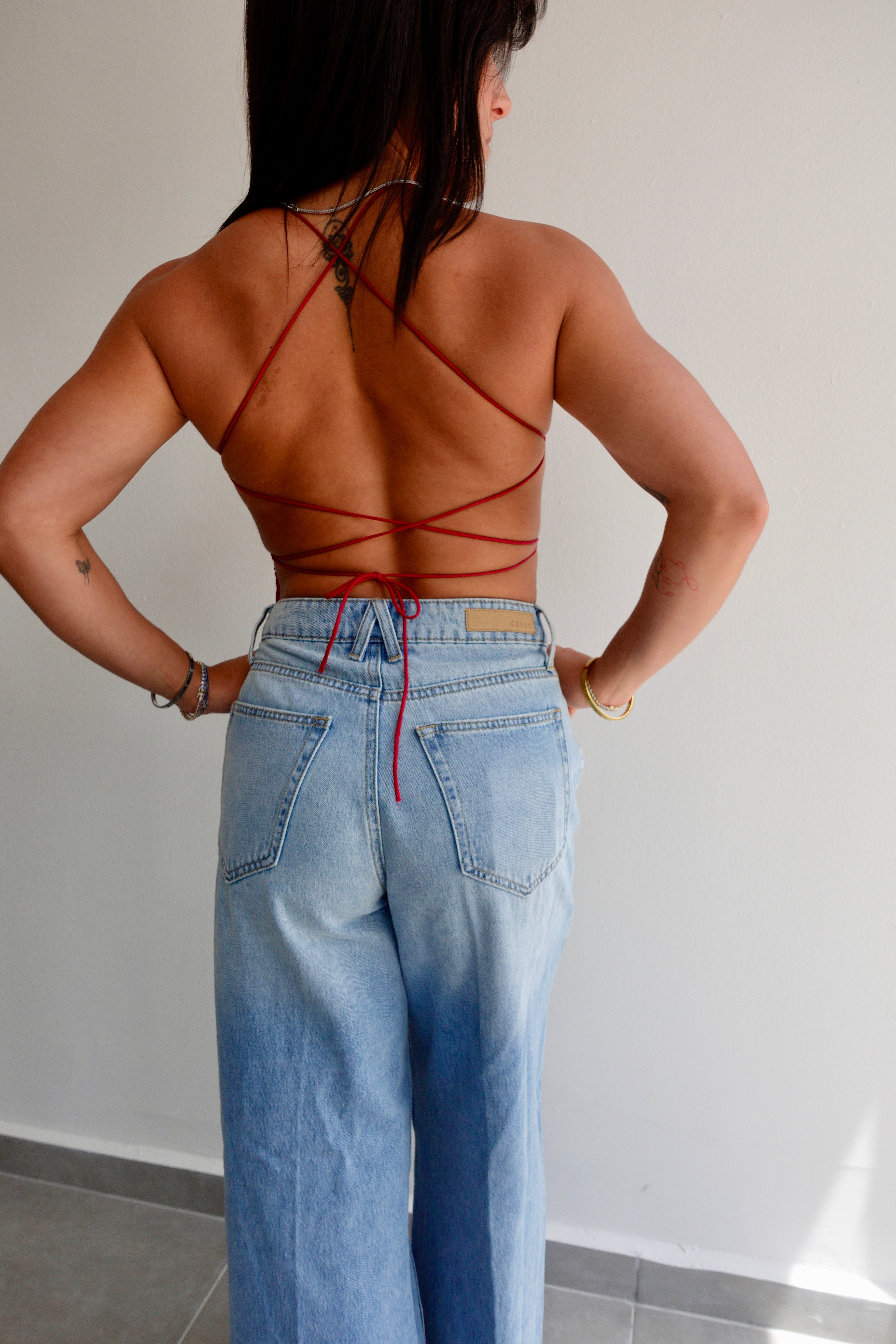 Red Sequins Top