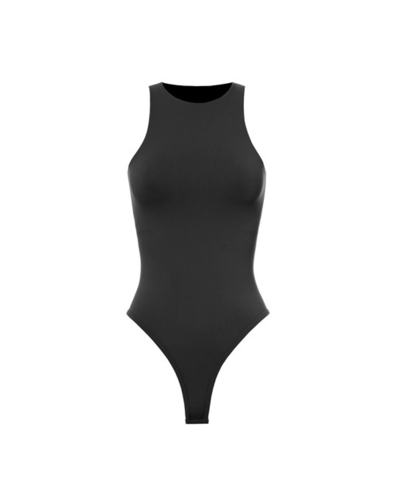 Black High Neck Bodysuit