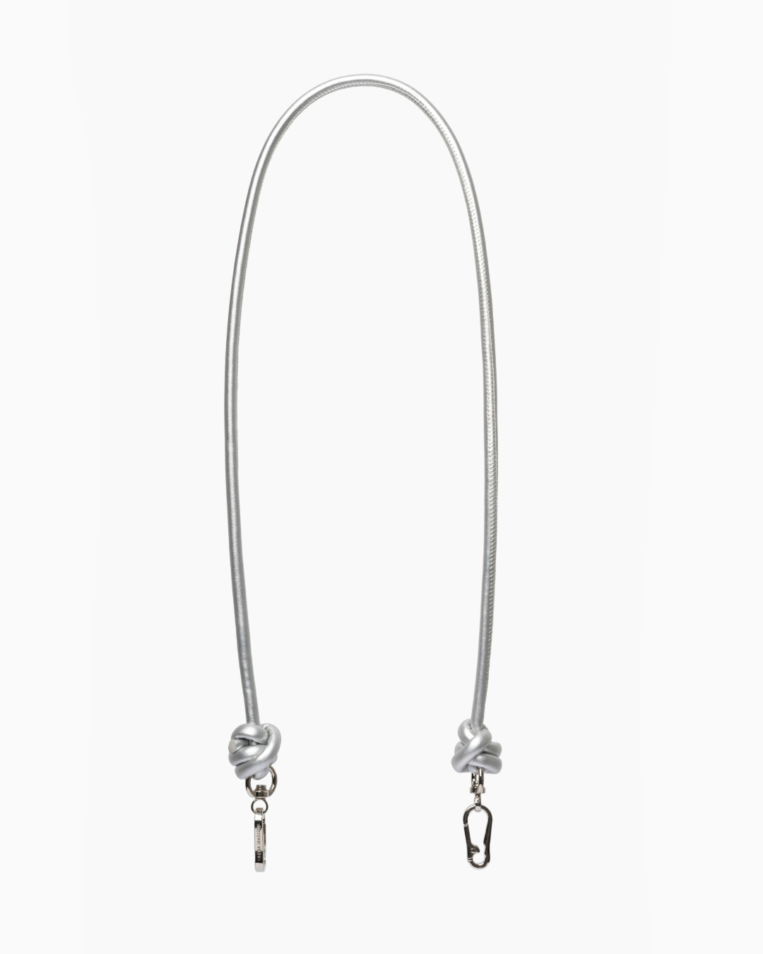 Cadena Piel Nudo 'Crossbody'-Plata