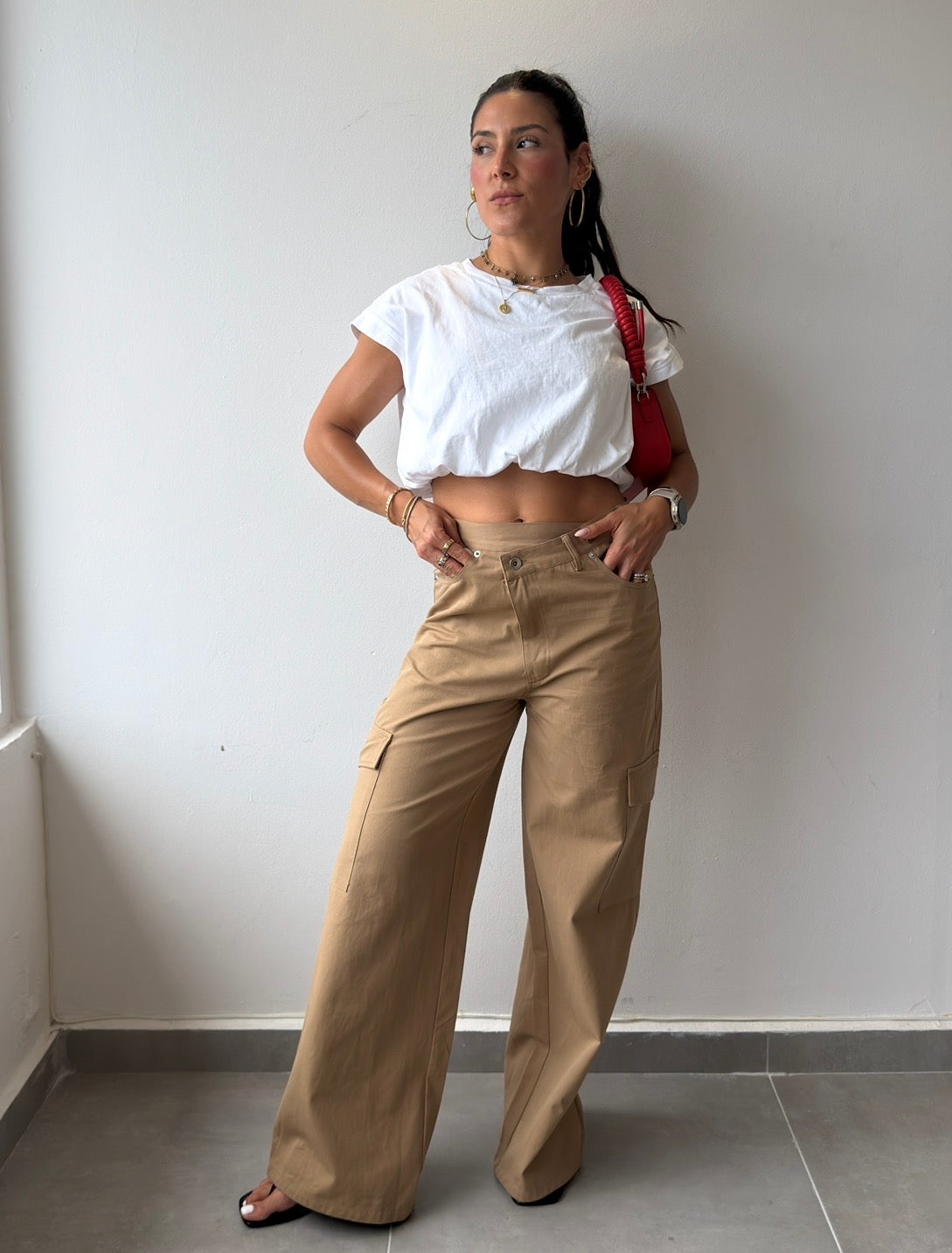 Khaki Cargo Pants