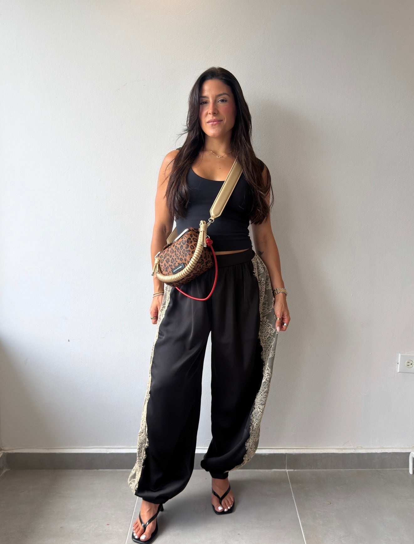 Satin Balloon Pants