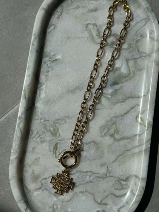 Medallion Gold Necklace