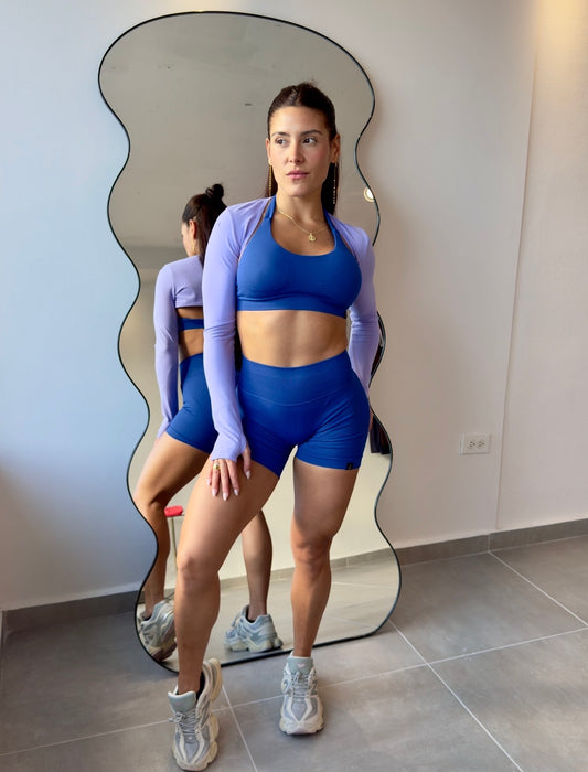 RESTOCK! Royal Blue Seamless Short Set