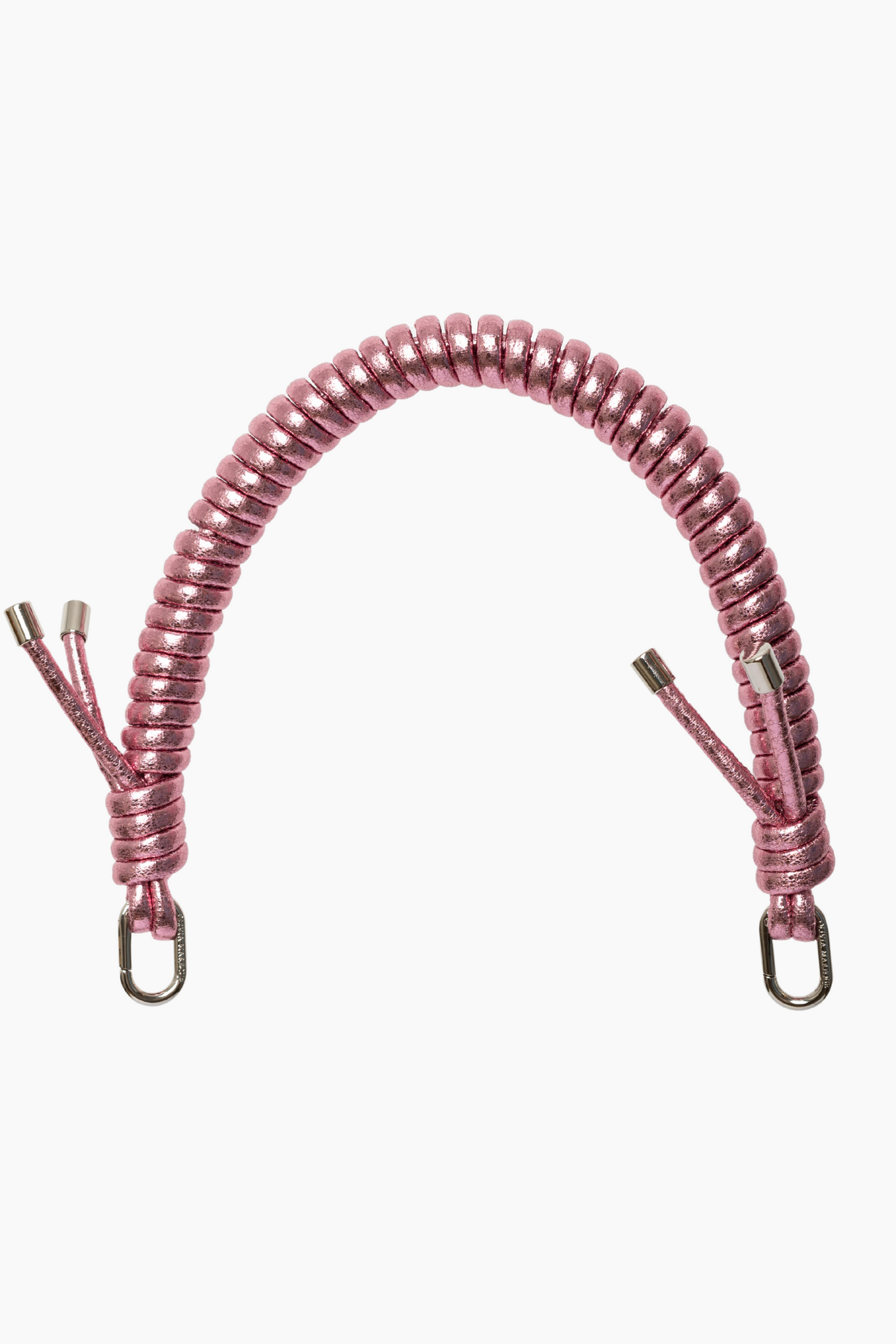Cadena Rizada-Rosa Metalizado