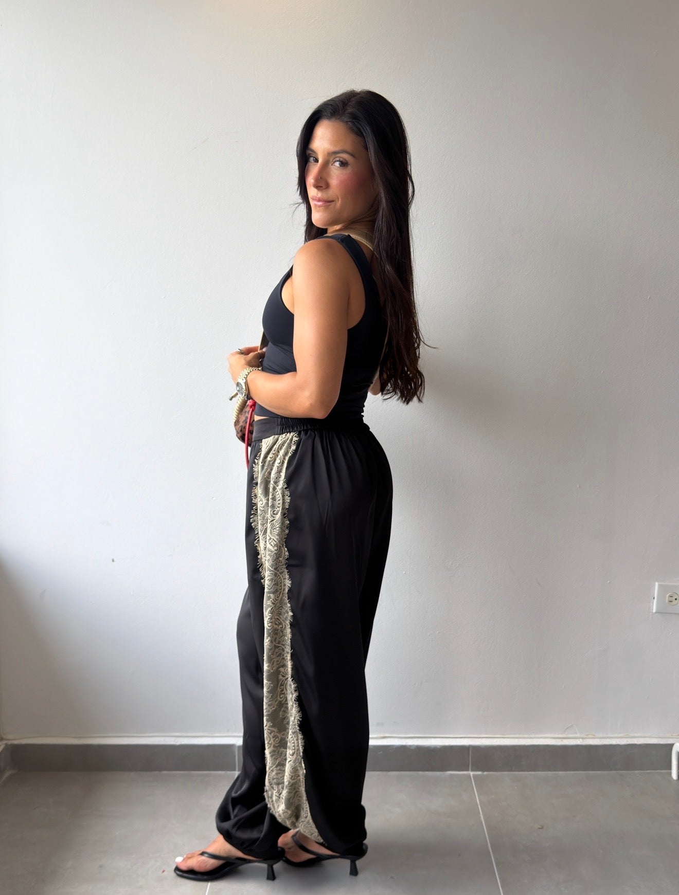 Satin Balloon Pants
