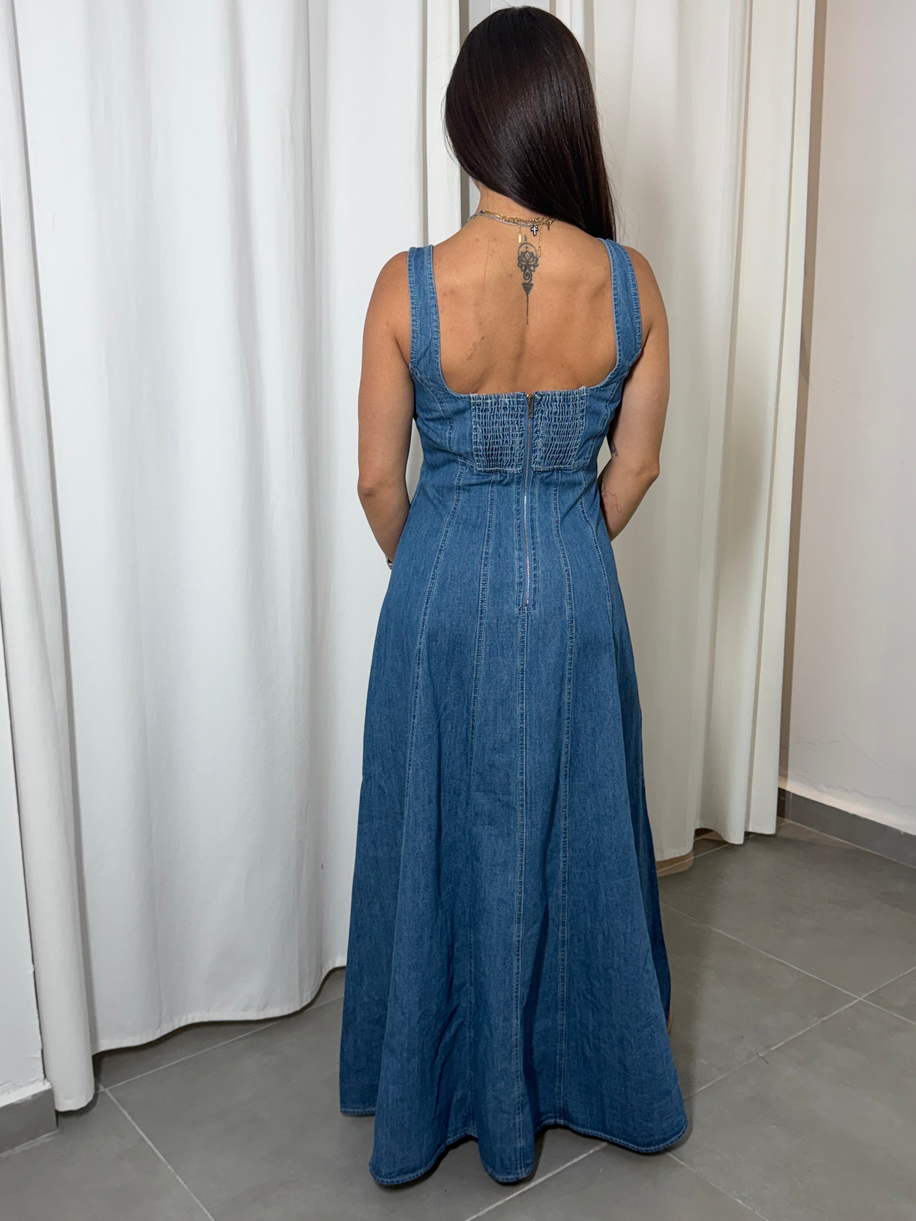 Denim Maxi Dress