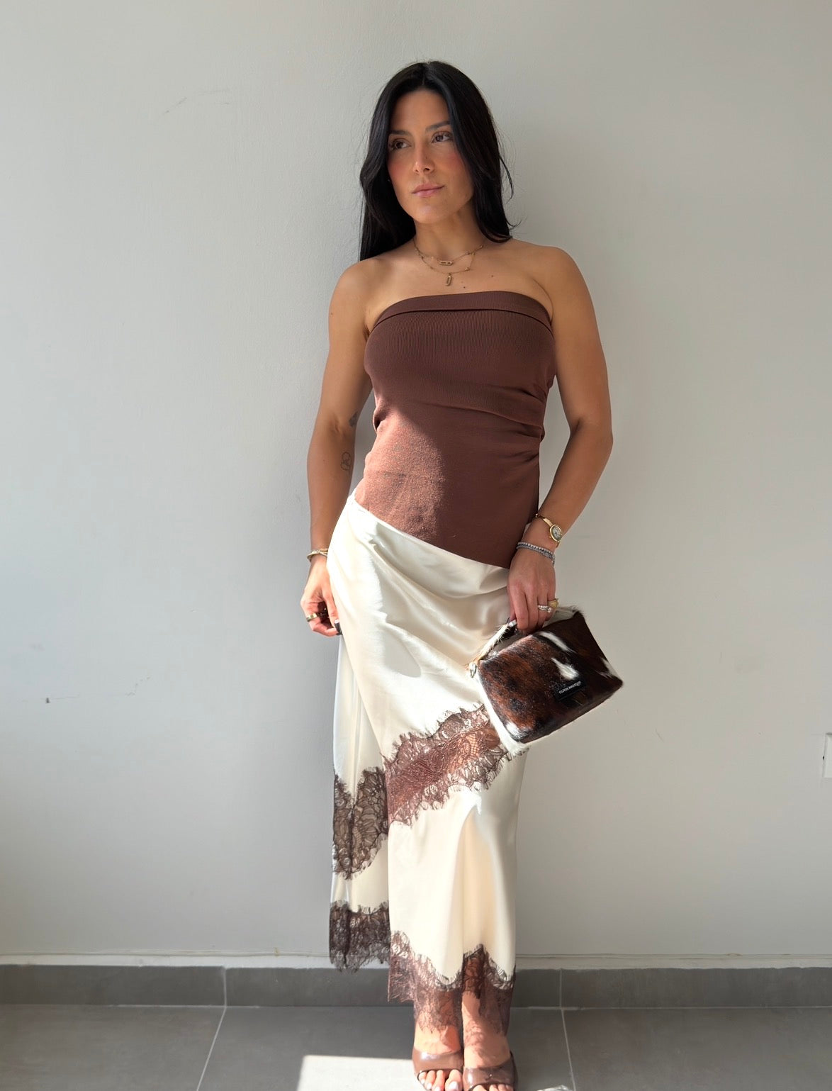 Brown Tube Top