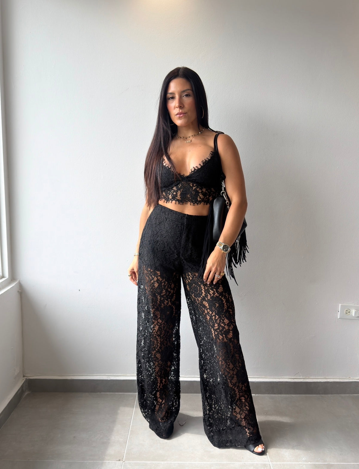 Black Lace Set
