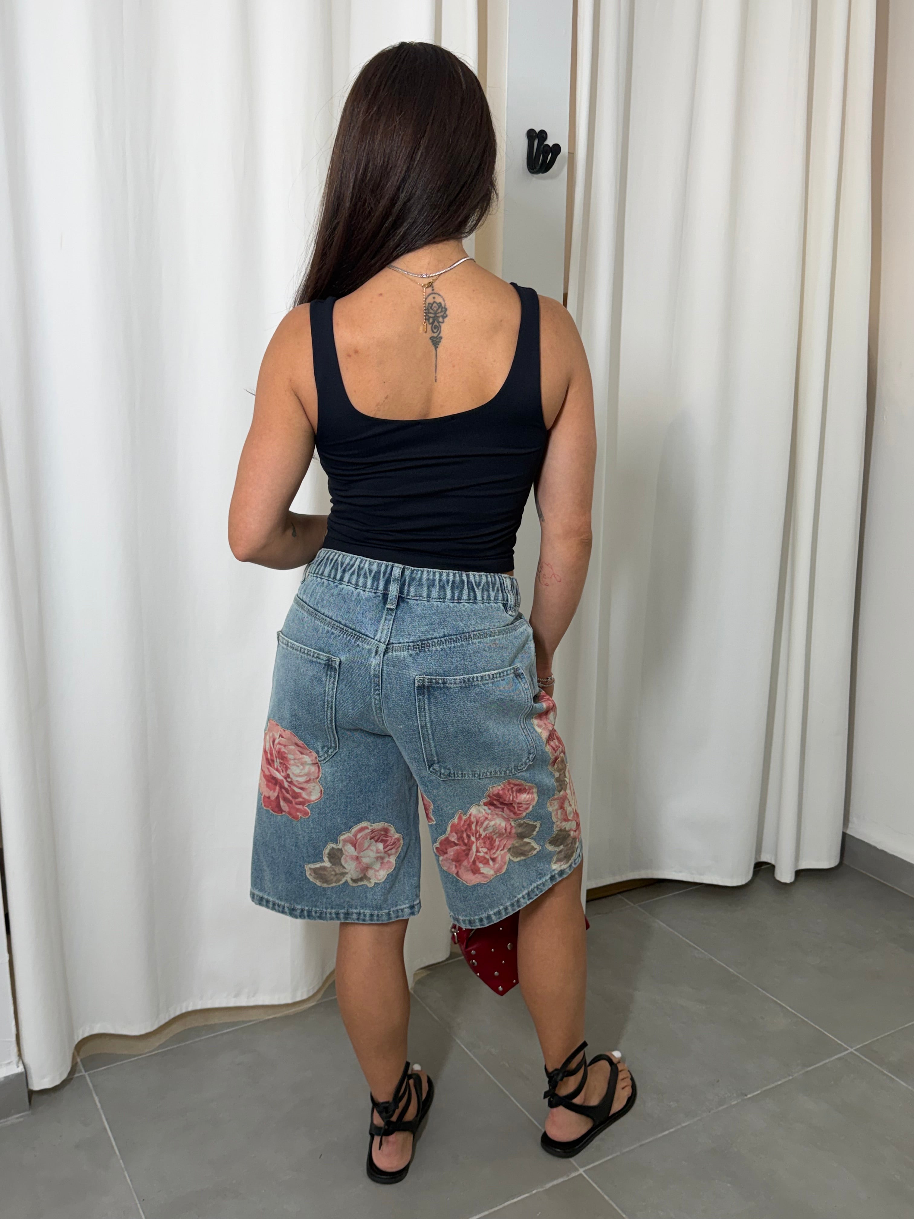 Floral Bermuda Jorts