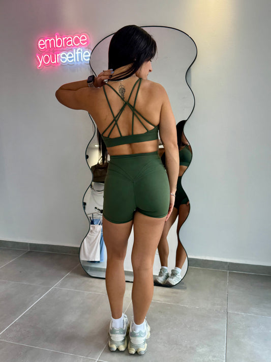 Olive Short Set