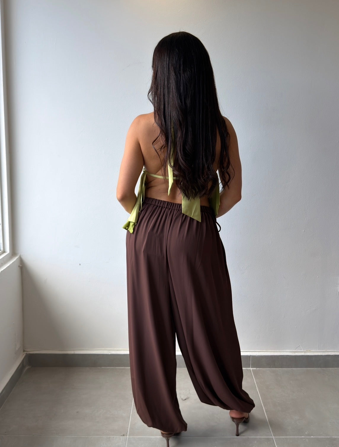 Brown Balloon Pant