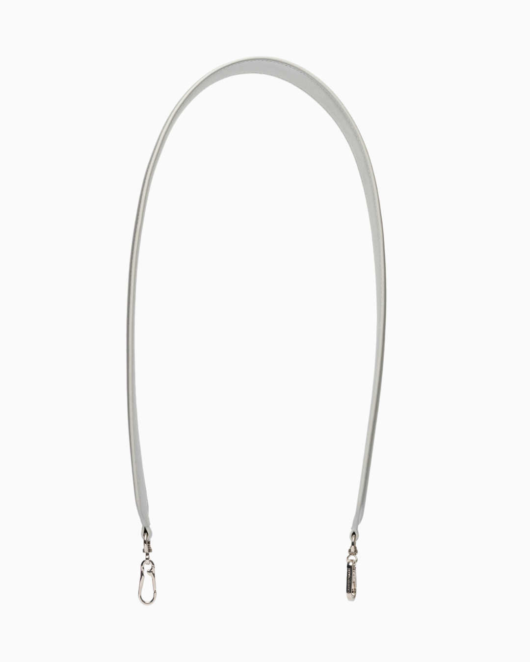 Cadena Piel Plana 'Crossbody'-Plata