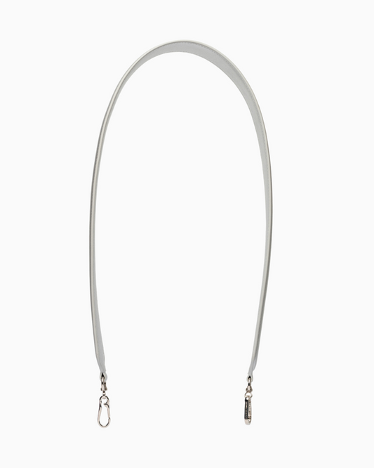 Cadena Piel Plana 'Crossbody'-Plata (NEW!)