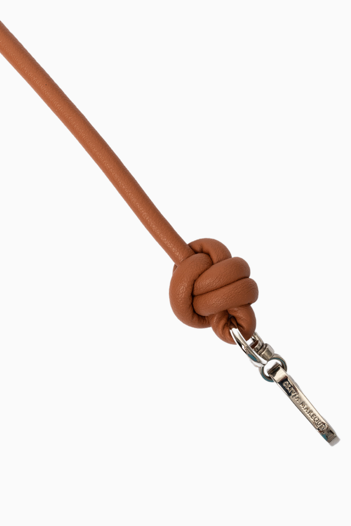 Cadena Piel Nudo 'Hombro'-Marrón