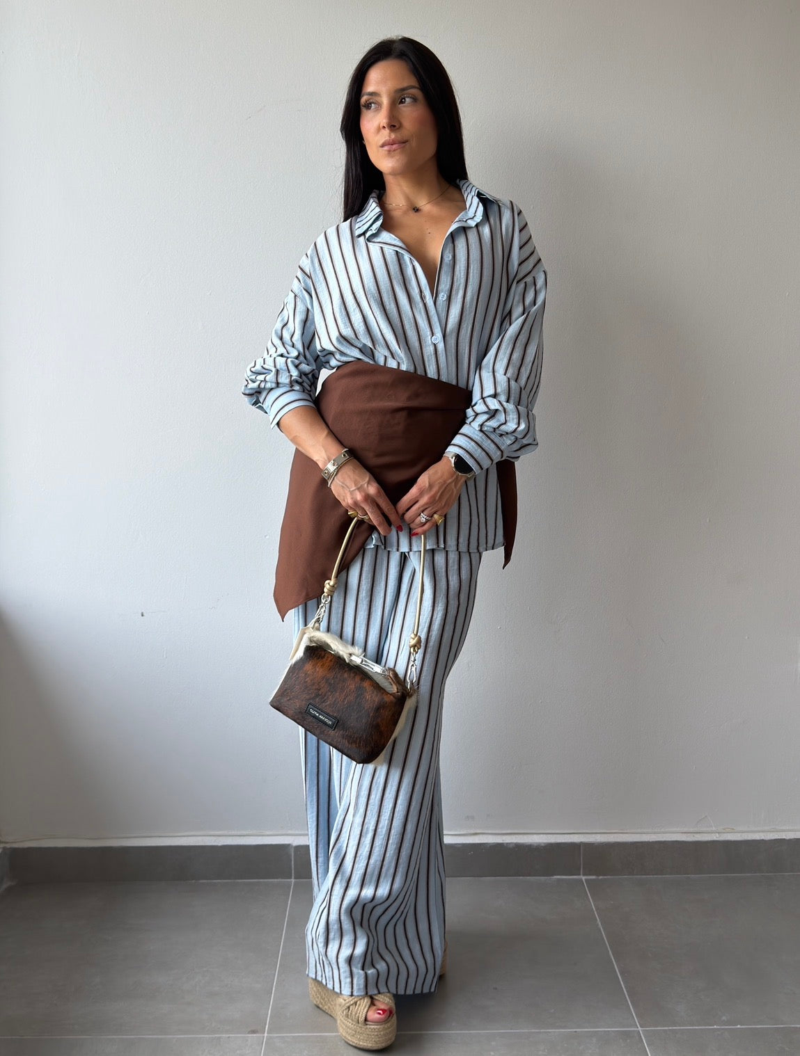 Blue Stripes 3 Piece Set