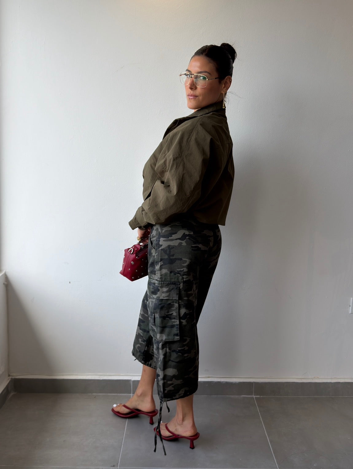 Camo Cargo Jorts