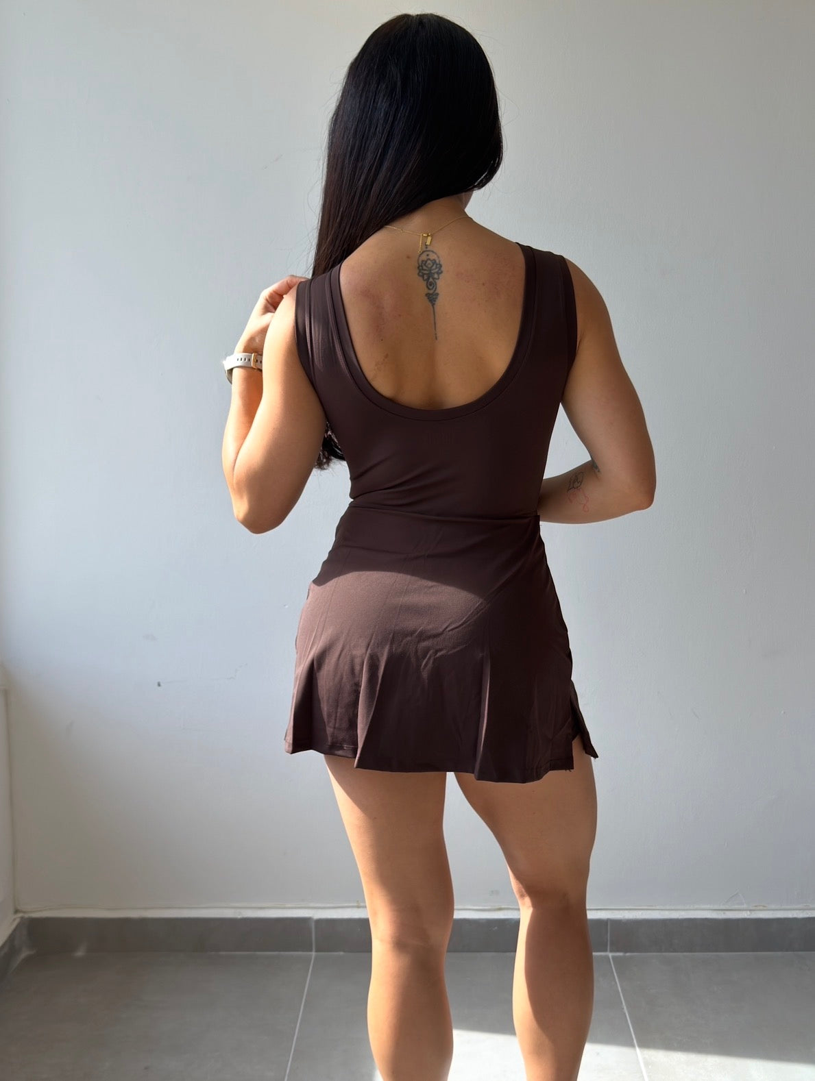 Espresso Romper Dress