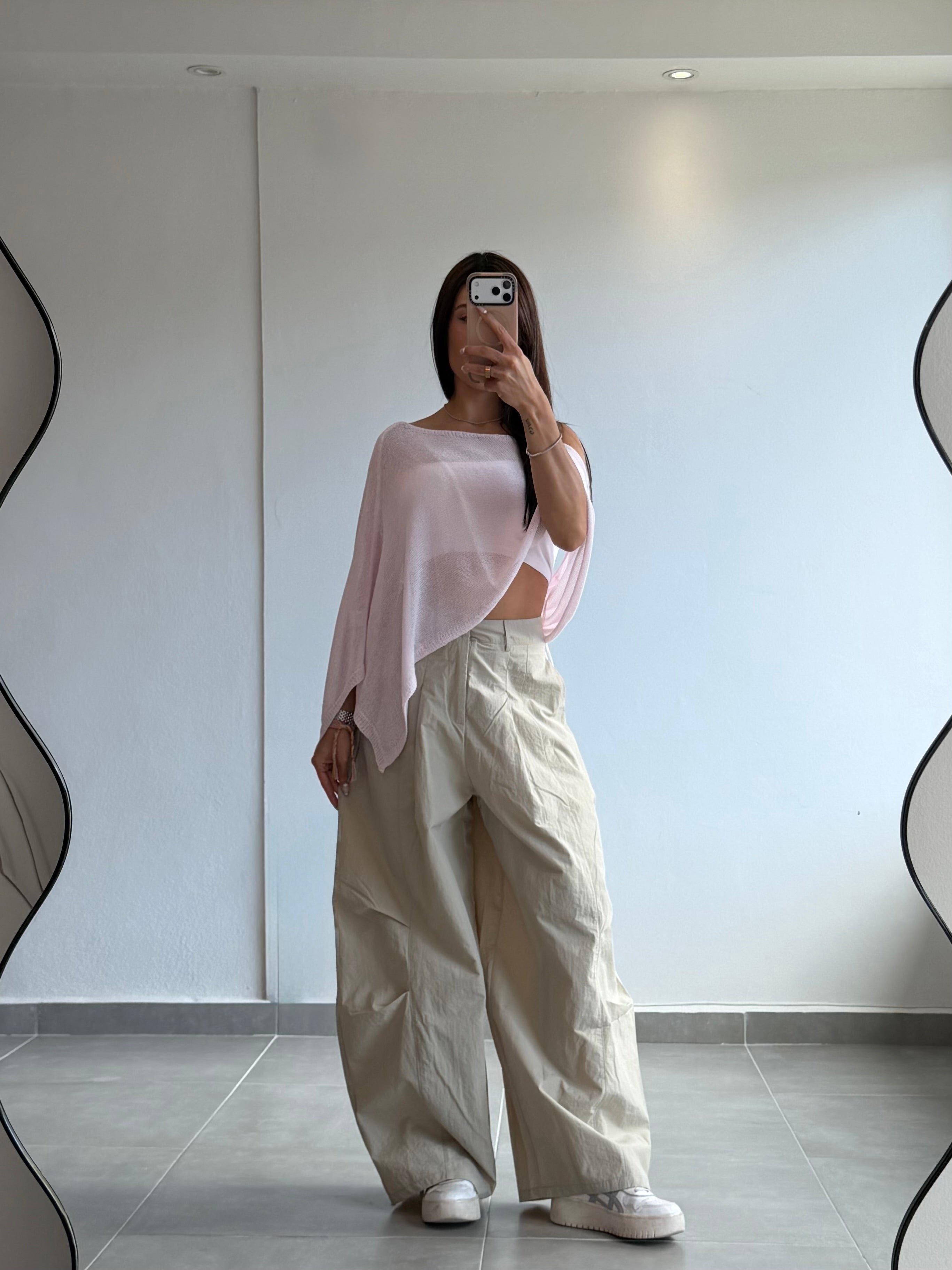 RESTOCK! Wide Leg Balloon Pants (Cream)