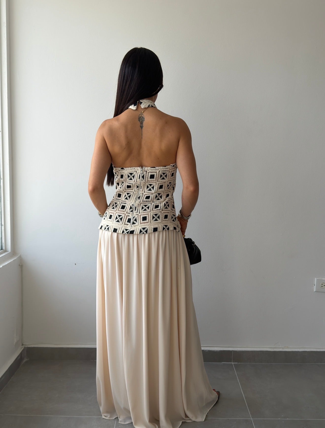 Crochet Detail Dress