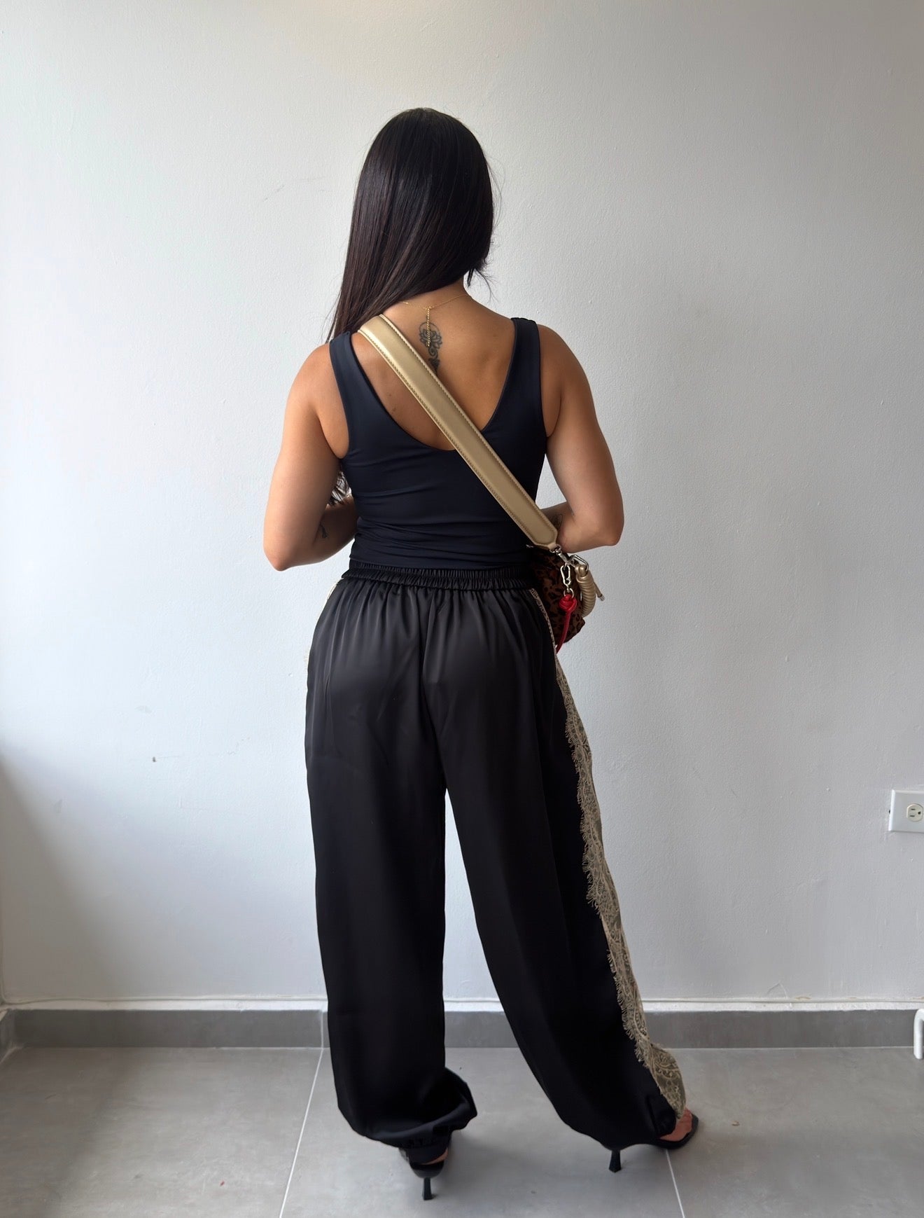 Satin Balloon Pants