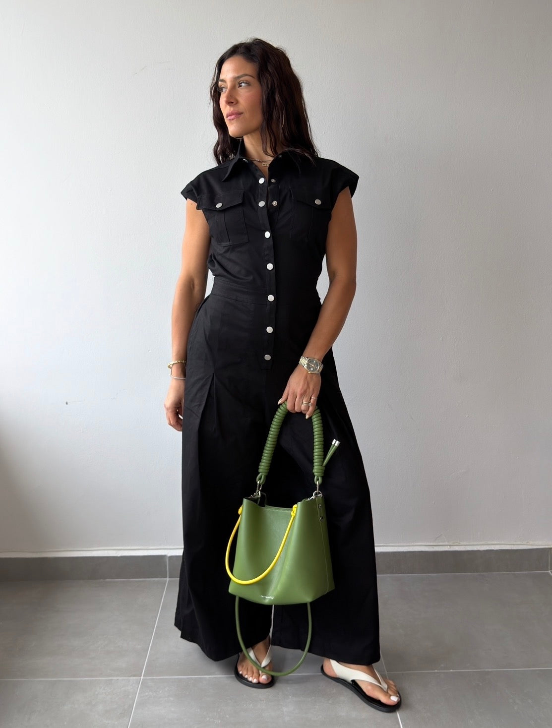 Black Wide Leg Jumpsuit