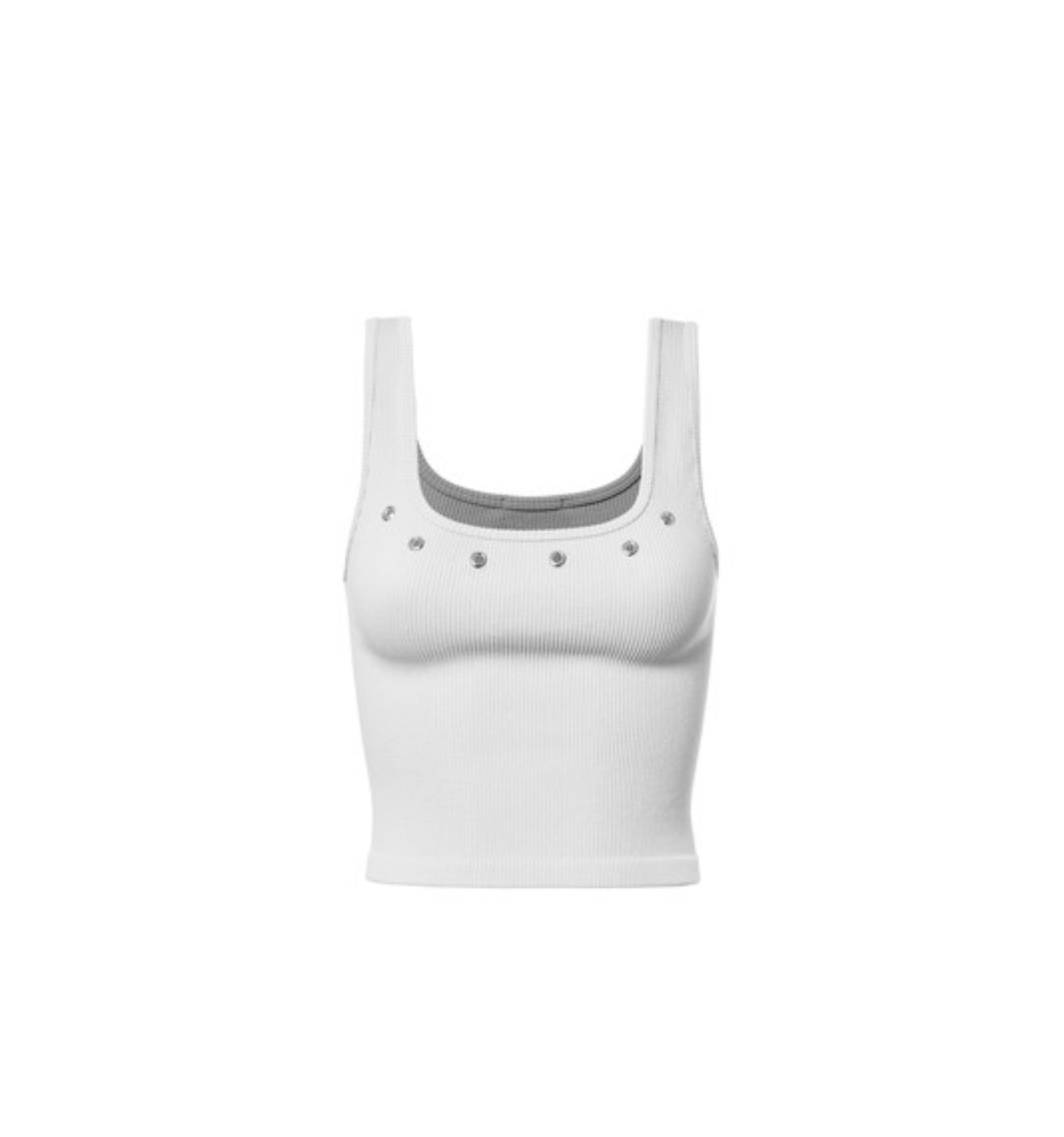 Ribbed Detail Basic Top