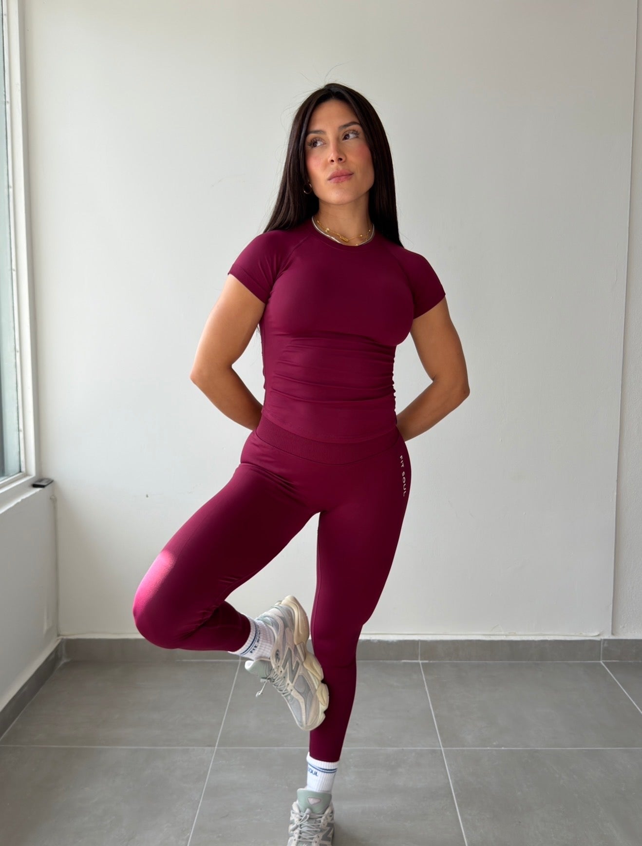 Berry Seamless Legging Set