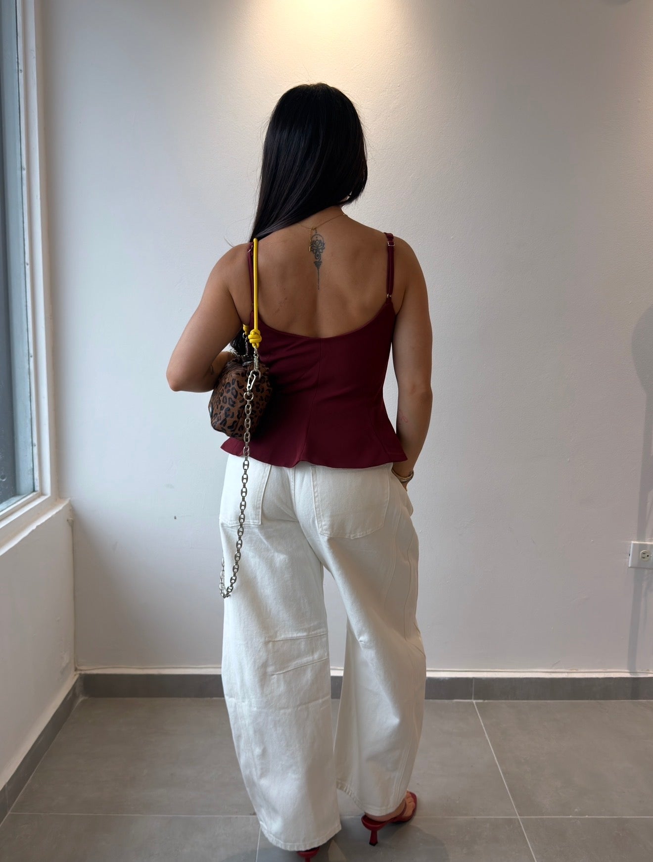 White Barrel Jeans