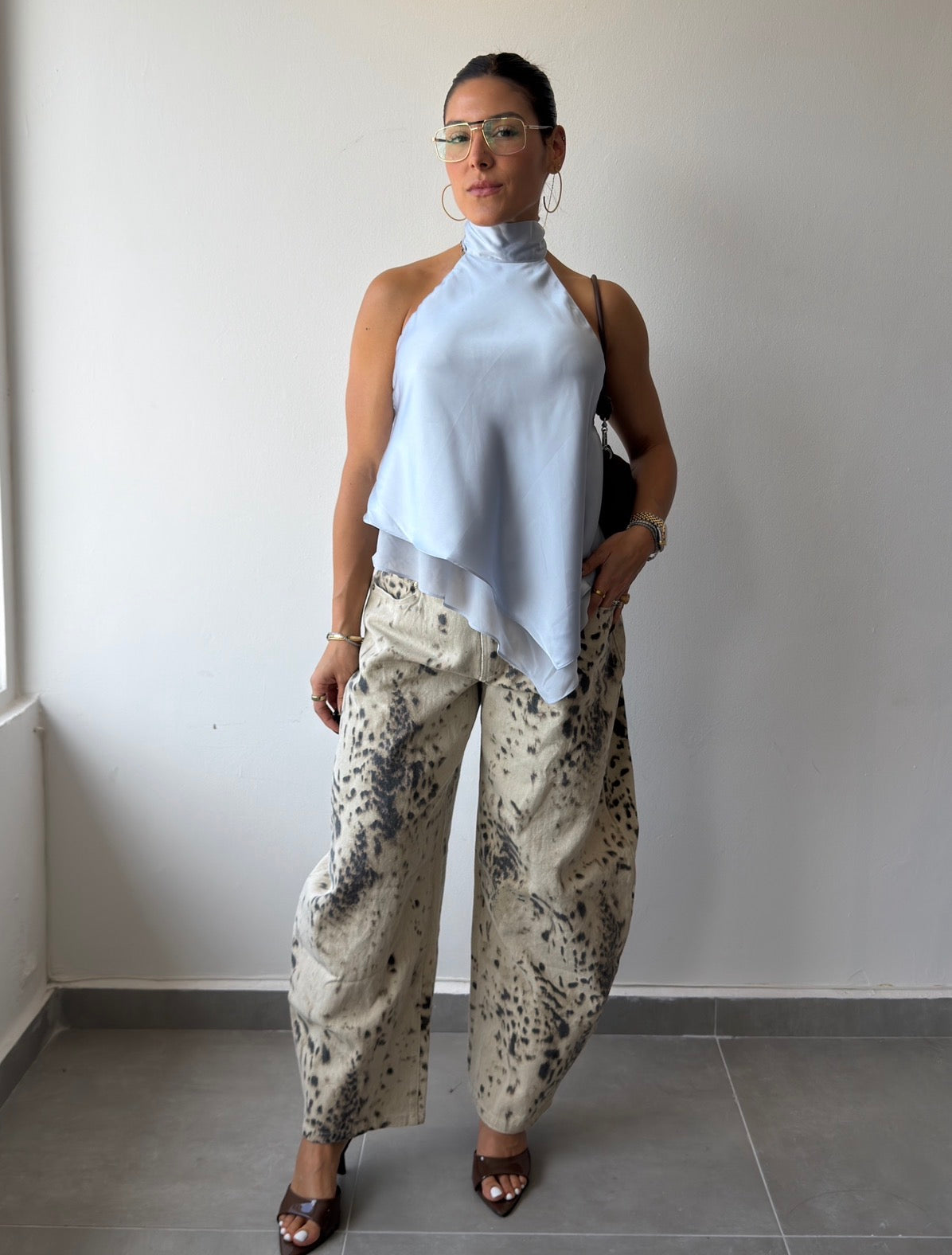 Snow Leopard Barrel Pants