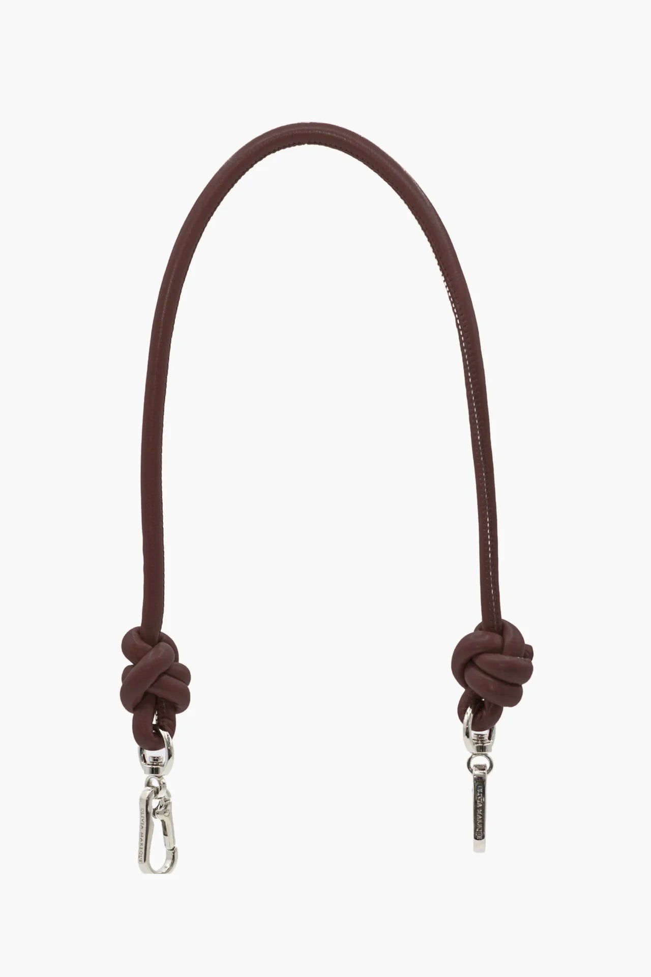 Cadena Piel Nudo 'Hombro'-Marrón Chocolate