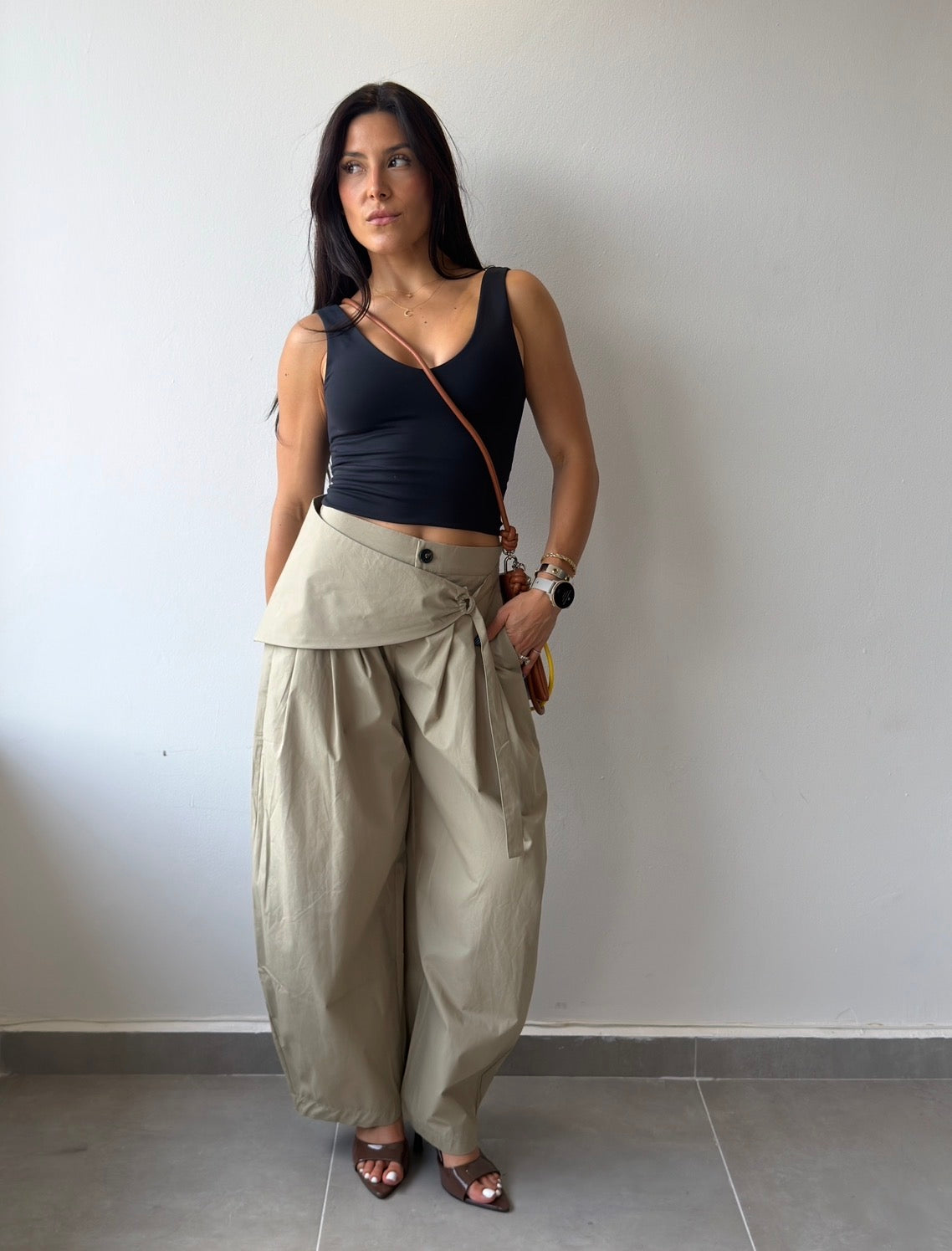 Sarong Barrel Pant (Khaki)