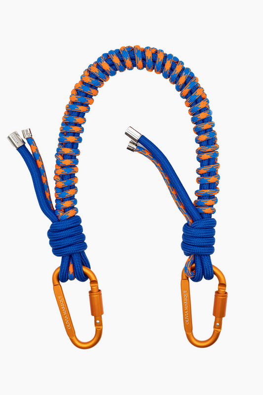 Cadena Nylon-Azul/Naranja